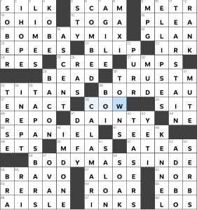Zhouqin Burnikel's USA Today crossword, "Boxed In" filled grid