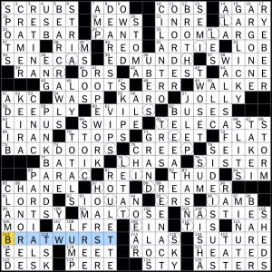 09.04.22 Sunday New York Times Puzzle