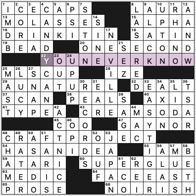 0819-16 New York Times Crossword Answers 19 Aug 16, Friday 