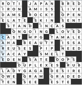 Rafael Musa's USA Today crossword, "With a Cherry on Top" solution for 10/7/2022
