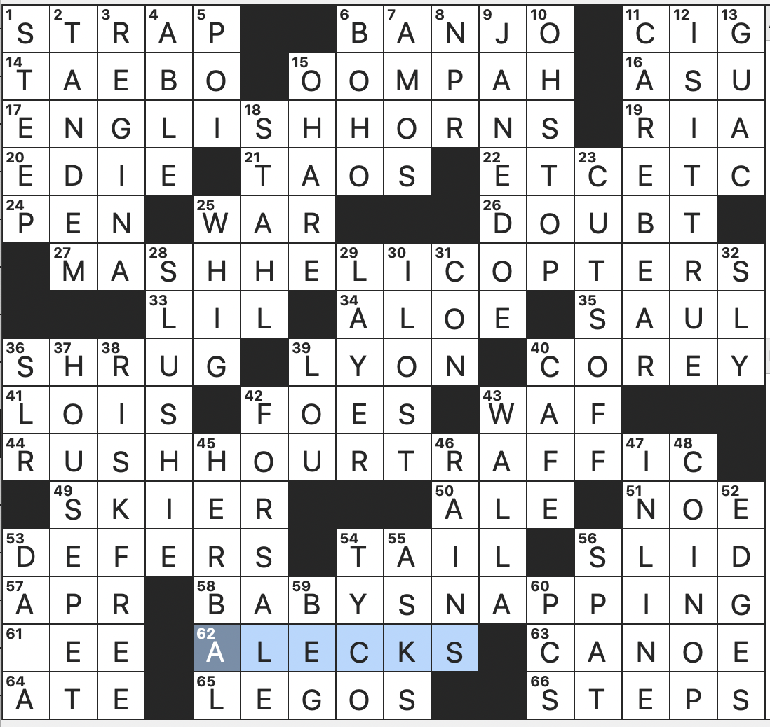 1014-15 New York Times Crossword Answers 14 Oct 15, Wednesday 