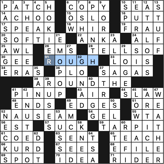 0117-16 New York Times Crossword Answers 17 Jan 16, Sunday 