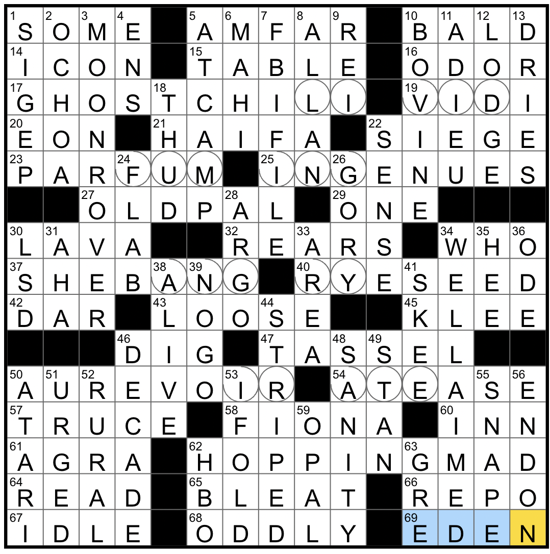 0821-23 NY Times Crossword 21 Aug 23, Monday 