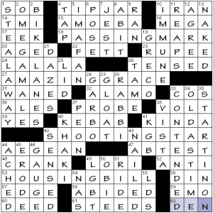 0628-23 NY Times Crossword 28 Jun 23, Wednesday 