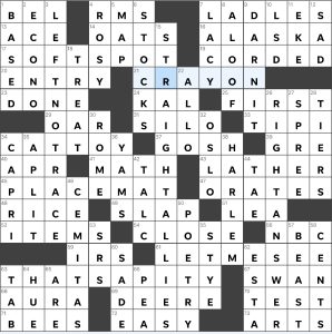 Completed USA Today crossword for Wednesday December 21, 2022