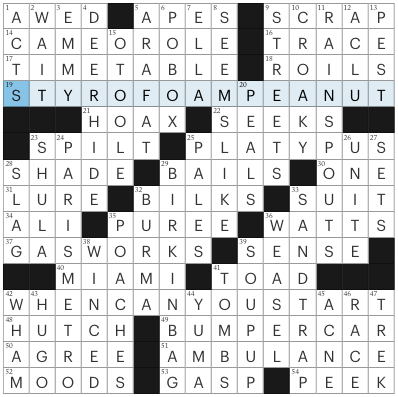 1205-22 NY Times Crossword 5 Dec 22, Monday 