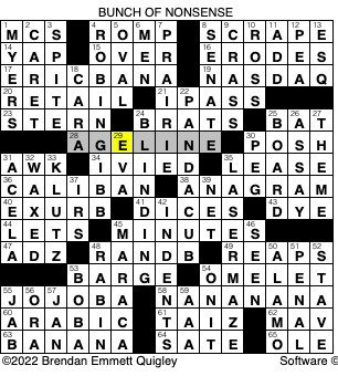 0105-15 New York Times Crossword Answers 5 Jan 15, Monday 