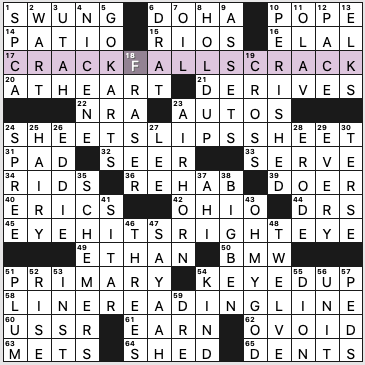 LA Times Crossword 22 Dec 20, Tuesday 