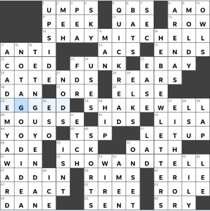 Completed USA Today crossword for Thursday January 12, 2023