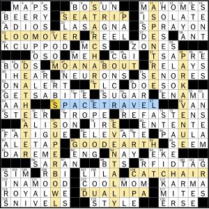 01.29.23 Sunday New York Times Crossword