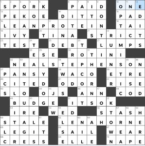 Completed USA Today crossword for Wednesday February 01, 2022