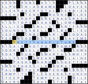 02.19.23 Sunday New York Times Crossword