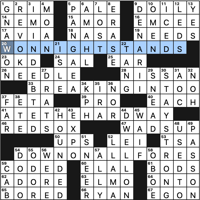 NYT Crossword Answers for Nov. 15, 2023 - The New York Times