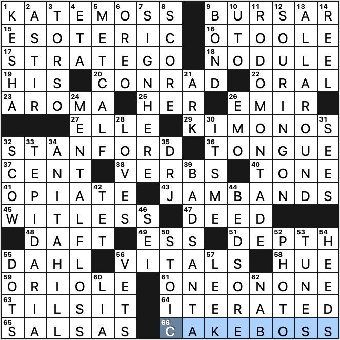0223-23 NY Times Crossword 23 Feb 23, Thursday 