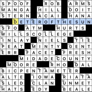 Crossword March 14, Puzzles