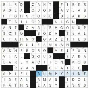 Mini Crossword with Answers: August 11, 2023