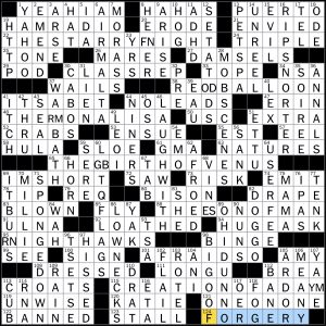 04.01.23 Sunday New York Times Crossword