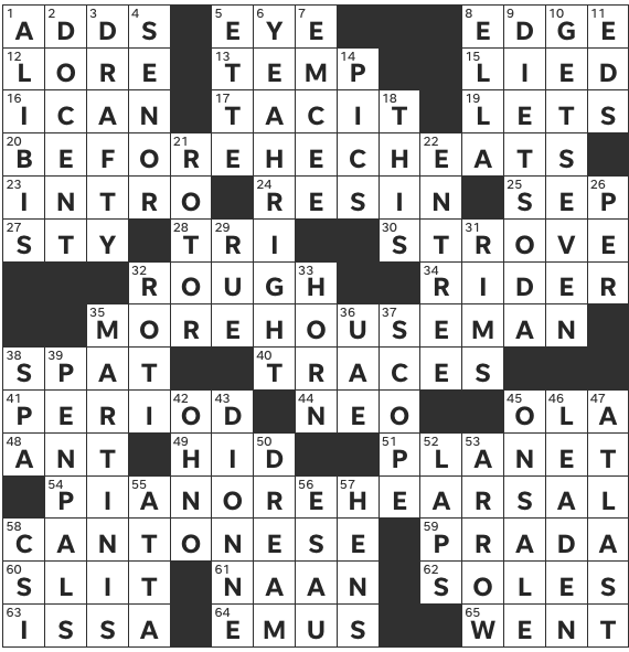 Tuesday, April 11, 2023  Diary of a Crossword Fiend