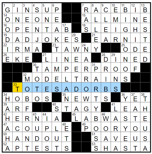 LA Times Crossword 5 May 23, Friday 