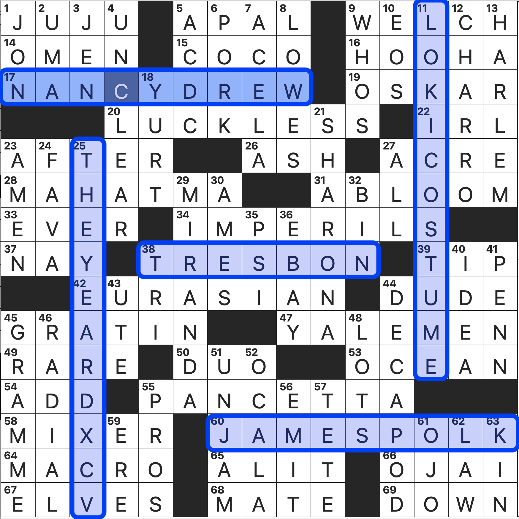 Past WSJ Crossword Contests & Solutions - Page 5 - XWord Muggles Forum