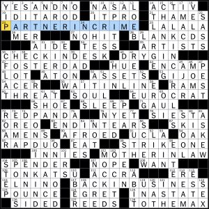 05.21.23 Sunday New York Times Crossword