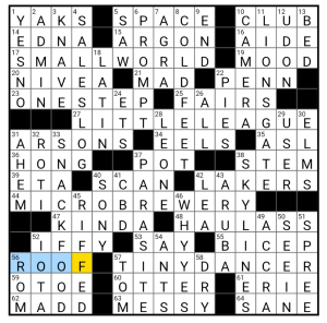 0105-15 New York Times Crossword Answers 5 Jan 15, Monday 