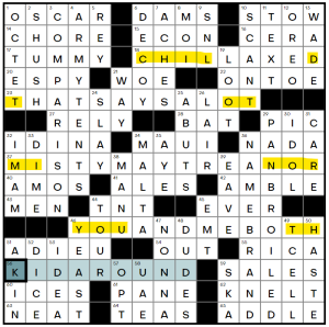 0620-23 NY Times Crossword 20 Jun 23, Tuesday 