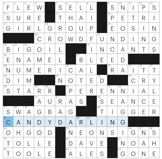 LA Times Crossword 12 Jun 23, Monday 