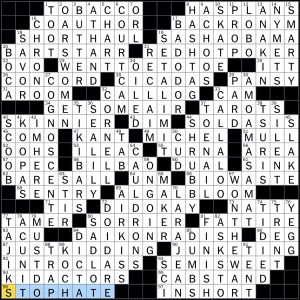 Solution to Evan Birnholz's June 11 crossword, “On That Note” - The  Washington Post