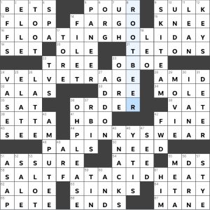 Completed USA Today crossword for Thursday June 01, 2023