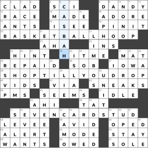Completed USA Today crossword for Thursday June 15, 2023