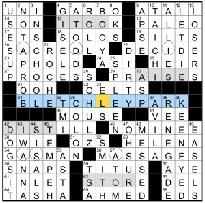 Thursday, June 8, 2023  Diary of a Crossword Fiend