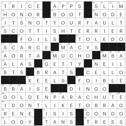 Thursday, June 8, 2023  Diary of a Crossword Fiend