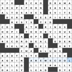 Completed USA Today crossword for Thursday July 27, 2023