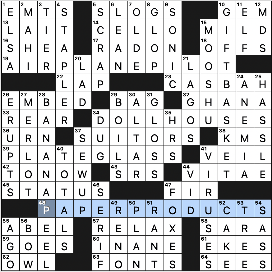 NYT Crossword Answers for July 10, 2023 - The New York Times