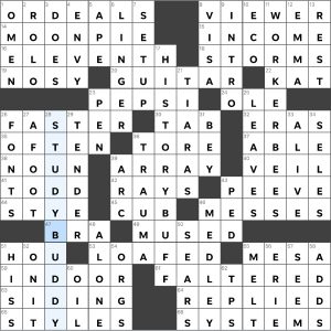Completed USA Today crossword for Wednesday August 23, 2023