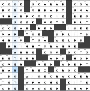 Completed USA Today crossword for Wednesday August 30, 2023