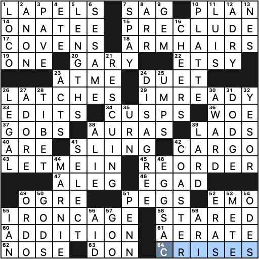 Crossword (3/8/23) - Flagpole