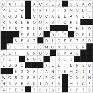 0829-22 NY Times Crossword 29 Aug 22, Monday 