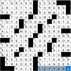 0818-23 NY Times Crossword 18 Aug 23, Friday 