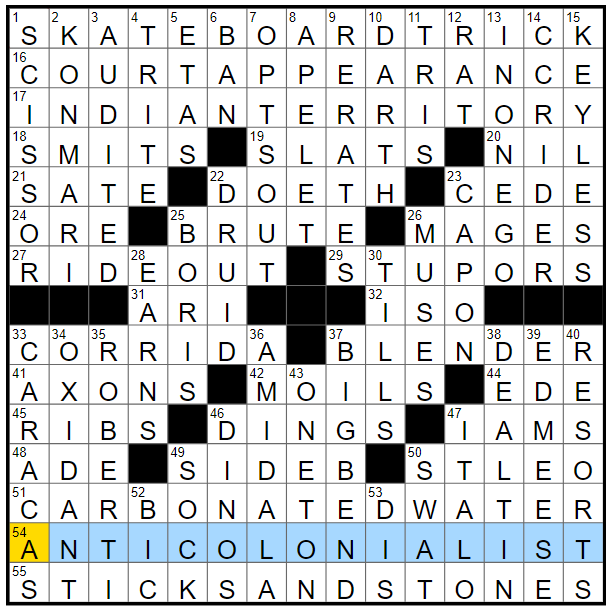 LA Times Crossword 1 Sep 23, Friday 