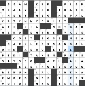 Completed USA Today crossword for Thursday September 7, 2023