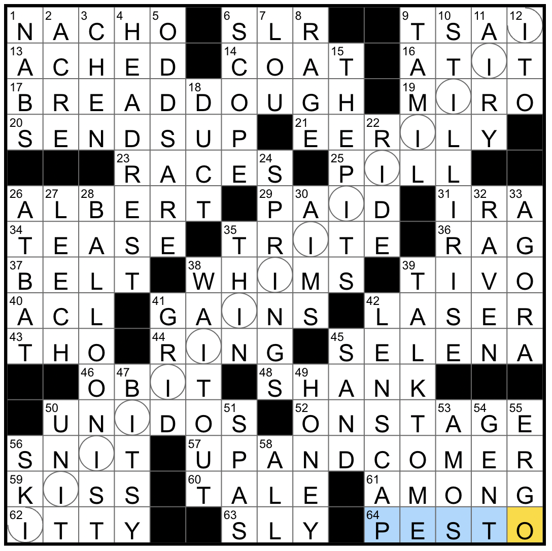 NYT Crossword Answers for Nov. 15, 2023 - The New York Times