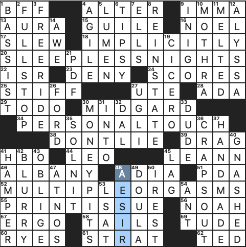 LA Times Crossword 2 Sep 22, Friday 