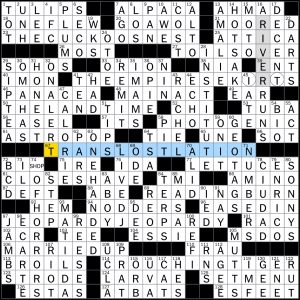 10.01.23 Sunday New York Times Crossword