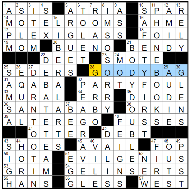 LA Times Crossword 21 Jun 19, Friday 