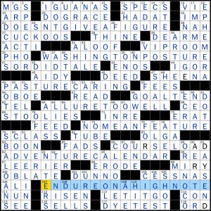 10.22.2023 Sunday New York Times Crossword