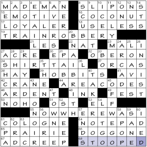 Newsday Crossword October 23, 2023 Clues And Answers