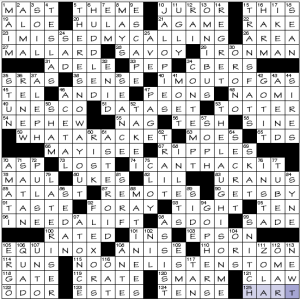 0227-21 NY Times Crossword 27 Feb 21, Saturday 