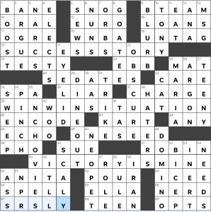 Completed USA Today crossword for Friday November 10, 2023